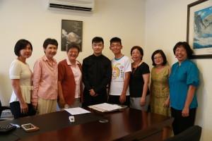 Wilson & KAh Meng at signing